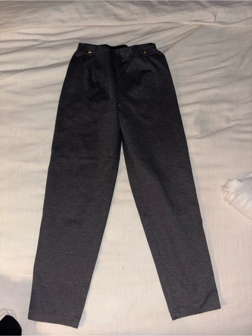 Charcoal Gray Straight-Leg Pants - Classic